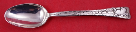 Teaspoon w/ squirel & oak leaves  6